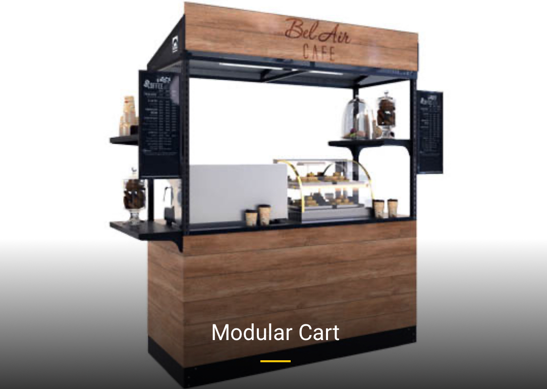PopUp Modular Cart - Professional Beverage Kiosk